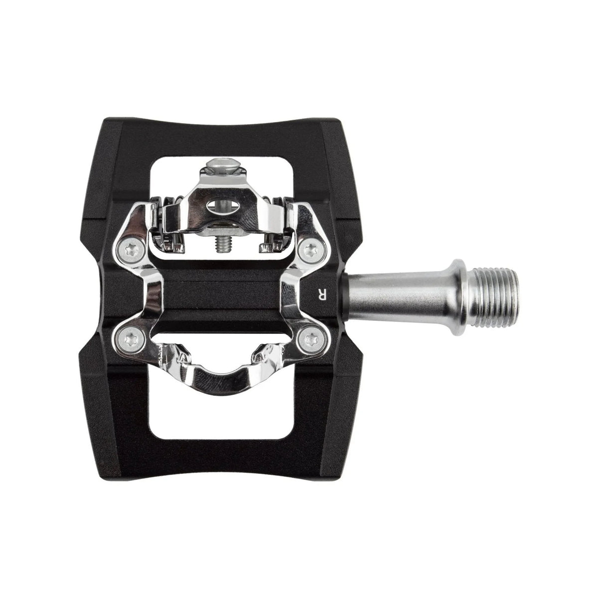 Origin 8 Dual Sport SPD Single Sided Clipless Pedals (Bicycle Pedals) – detail angle