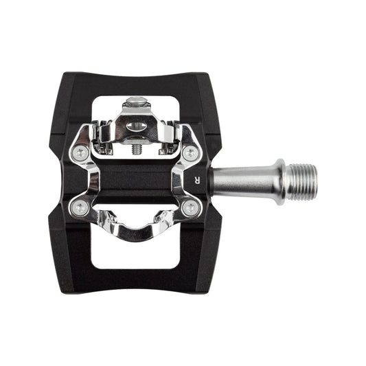 Origin 8 Dual Sport SPD Single Sided Clipless Pedals (Bicycle Pedals) – detail angle