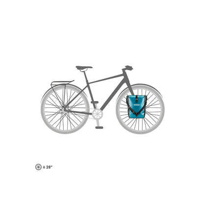 Ortlieb Sport-Roller Classic Pannier - 25L, Pair, Petrol/Black (Bicycle Bags & Panniers) – showcase image