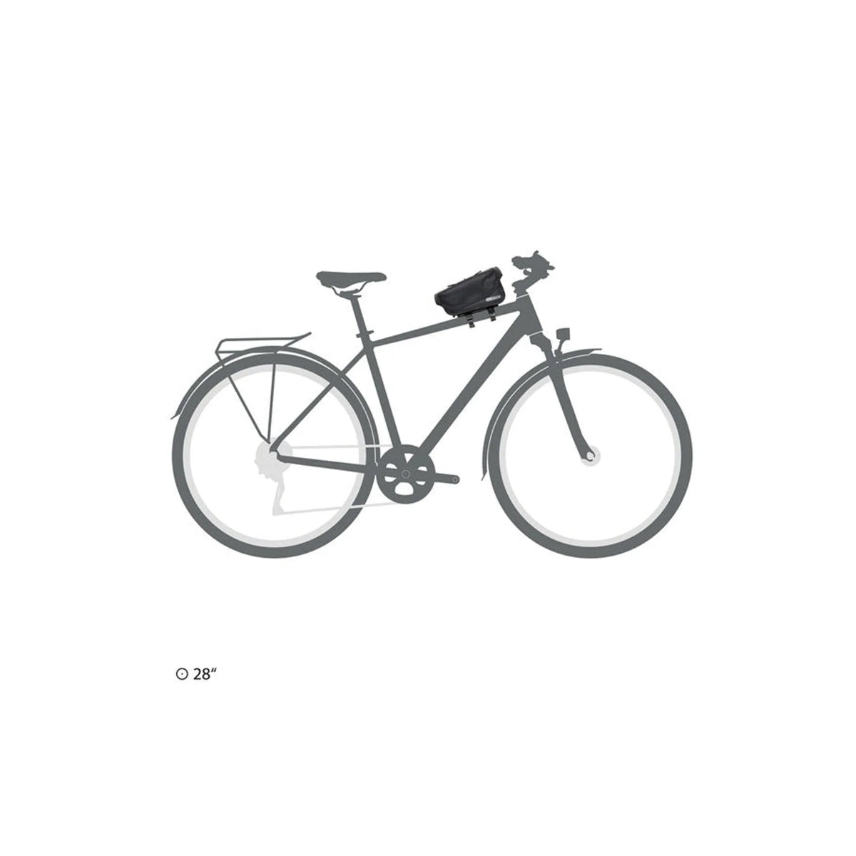 Ortlieb Toptube Bag - 1.5L, Black (Bicycle Bags & Panniers) – showcase image (view 8 of 9)