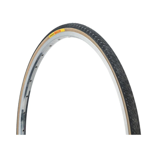 Panracer Panaracer Pasela Tire - 27 x 1-1/4, Clincher, Wire, Black/Tan, 60tpi (Bicycle Tires) – detail angle