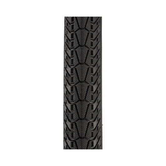 Panracer Panaracer T-Serv Protite Tire - 26 x 1.25, Clincher, Folding, Black, 60tpi (Bicycle Tires) – front profile