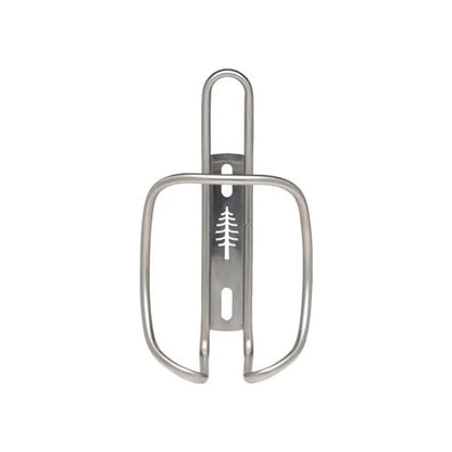 PDW ZigZag Water Bottle Cage - Silver (Water Bottle Cages) – front profile