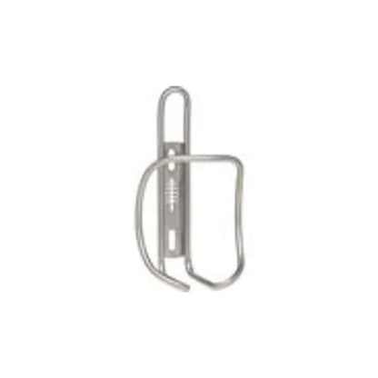 PDW ZigZag Water Bottle Cage - Silver (Water Bottle Cages) – front profile
