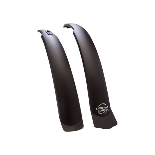 Planet Bike Clip-on ATB Fenders Black (Bicycle Fenders) – close-up detail