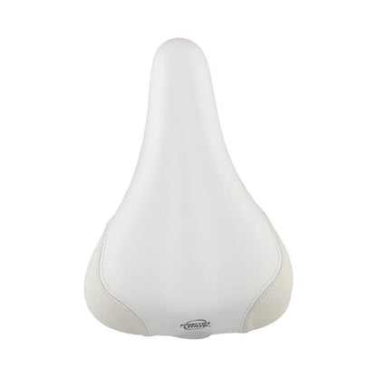 Planet Bike Little A.R.S Saddle - Steel, White, Youth, Small (Bicycle Saddles) – front profile