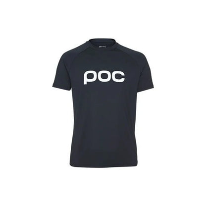 POC Essential Enduro Jersey - Uranium Black, Short Sleeve, Men's, Large (Cycling Jerseys) – detail angle
