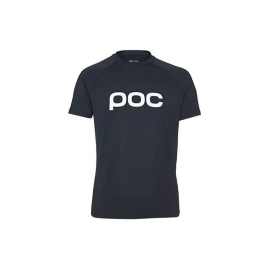POC Essential Enduro Jersey - Uranium Black, Short Sleeve, Men's, Large (Cycling Jerseys) – detail angle