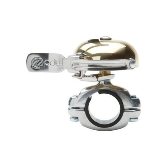 Portland Design Works King Of Ding II Bell: Brass (Bicycle Bells & Horns) – studio product photo
