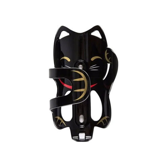Portland Design Works Lucky Cat Water Bottle Cage: Black Cat (Water Bottle Cages) – studio photo