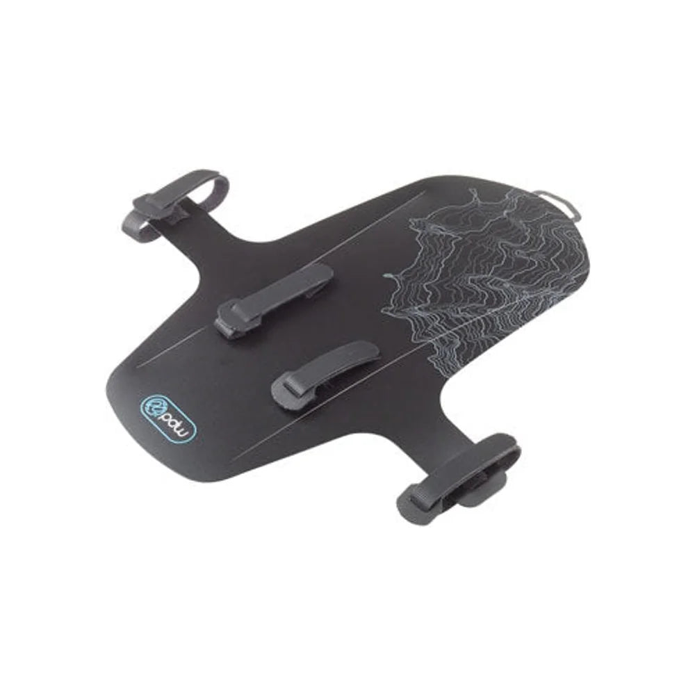 Portland Design Works Mud Shovel 6.5 Fat Fender - Fork Mount, Black (Bicycle Fenders) – studio product photo