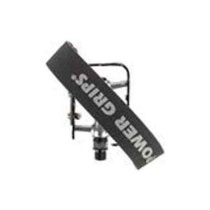 Power Grips High Performance Pedal Kit - Aluminum, 9/16", Black, XL (Bicycle Pedals) – close-up detail