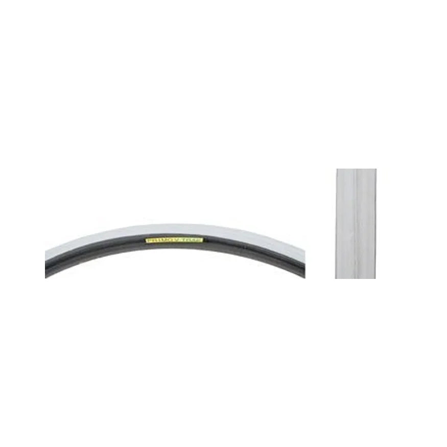 Primo Wheelchair Tire - 24 x 1, Clincher, Wire, Gray, Smooth Tread (Bicycle Tires) – studio product photo