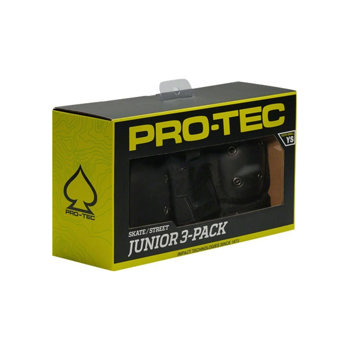 Pro-Tec Youth Street Gear Junior, 3-Pack: Black SM (Bicycle Protective Pads) – showcase image