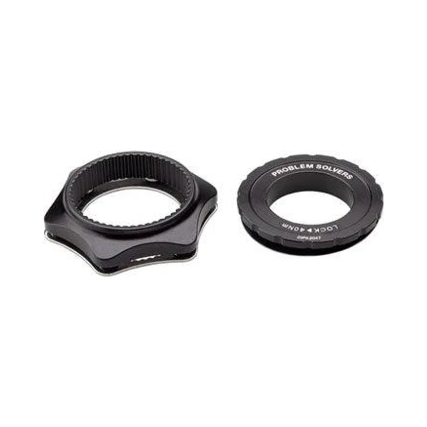Problem Solvers Center Lock to 6-Bolt Rotor Adapter Kit - 12-20mm Axle (Disc Rotor Parts and Lockrings) – studio product