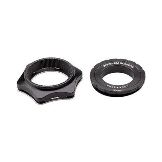 Problem Solvers Center Lock to 6-Bolt Rotor Adapter Kit - 12-20mm Axle (Disc Rotor Parts and Lockrings) – studio product