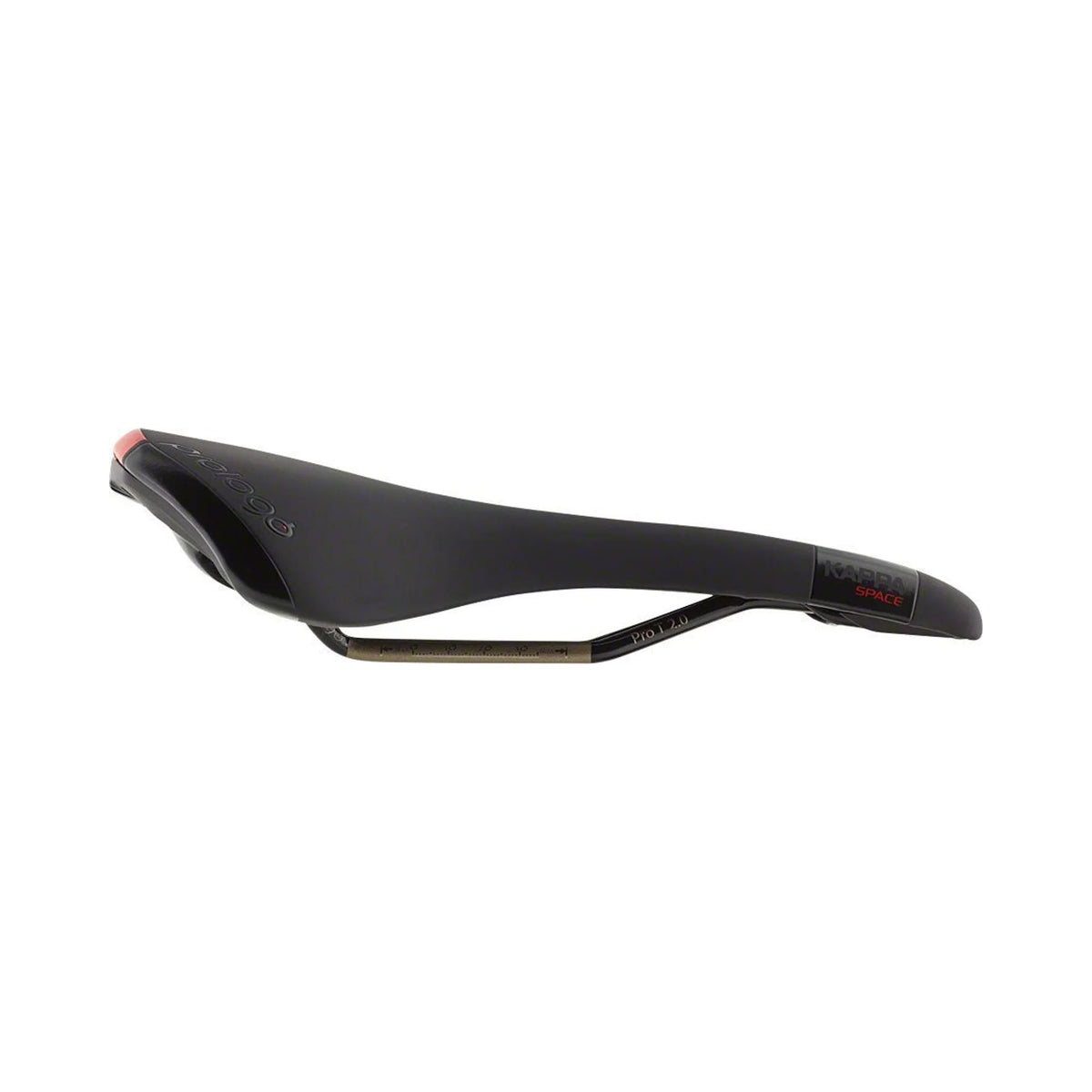 Prologo Kappa Saddle - T2.0, Hard Black, 147 mm (Bicycle Saddles) – detail angle