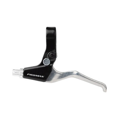 Promax 46k Brake Lever - Left, Locking, Silver (Bicycle Brake Levers) – close-up detail