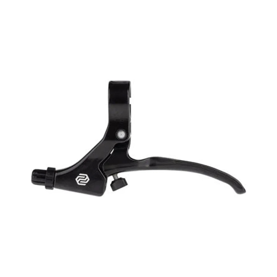 Promax FS-349 Brake Lever - Left, Long Pull, Tool-free Reach Adjust, Aluminum, Black (Bicycle Brake Levers) – detail angle