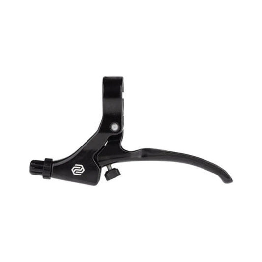Promax FS-349 Brake Lever - Left, Long Pull, Tool-free Reach Adjust, Aluminum, Black (Bicycle Brake Levers) – detail angle