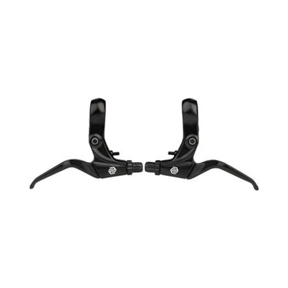 Promax FS-378 Brake Lever Set - Short Pull, 2-Finger, Tooled Reach Adjust, For U and Caliper Brakes, Black – Promax FS-378 Brake Lever Set - Short Pull, 2-Finger, Tooled Reach Adjust, For U and Caliper Brakes, Black (Bicycle Brake
