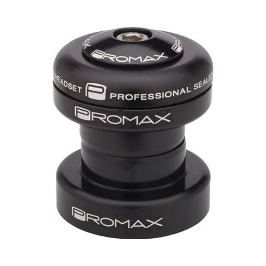 Promax PI-1 Alloy Sealed Bearing 1" Press in Headset Black (Bicycle Headsets) – studio product photo