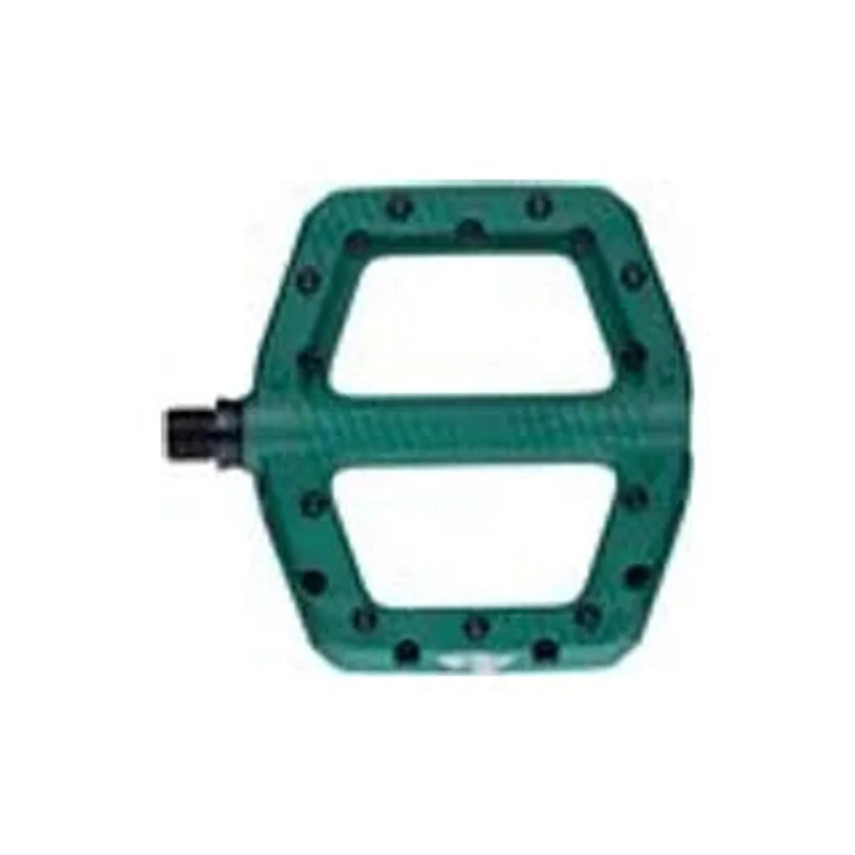 RaceFace Chester Pedals - Platform, Composite, 9/16", Large, Green (Bicycle Pedals) – studio product photo