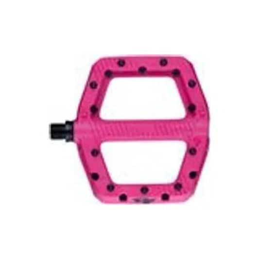 RaceFace Chester Pedals - Platform, Composite, 9/16", Large, Magenta (Bicycle Pedals) – studio product photo