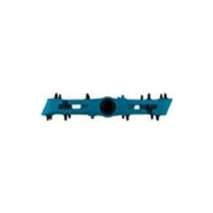 RaceFace Chester Pedals - Platform, Composite, 9/16", Large, Turquoise (Bicycle Pedals) – studio photo