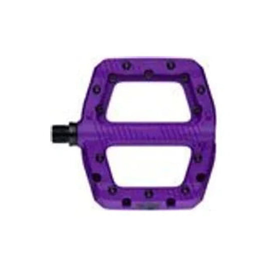 RaceFace Chester Pedals - Platform, Composite, 9/16", Small, Purple (Bicycle Pedals) – studio product photo