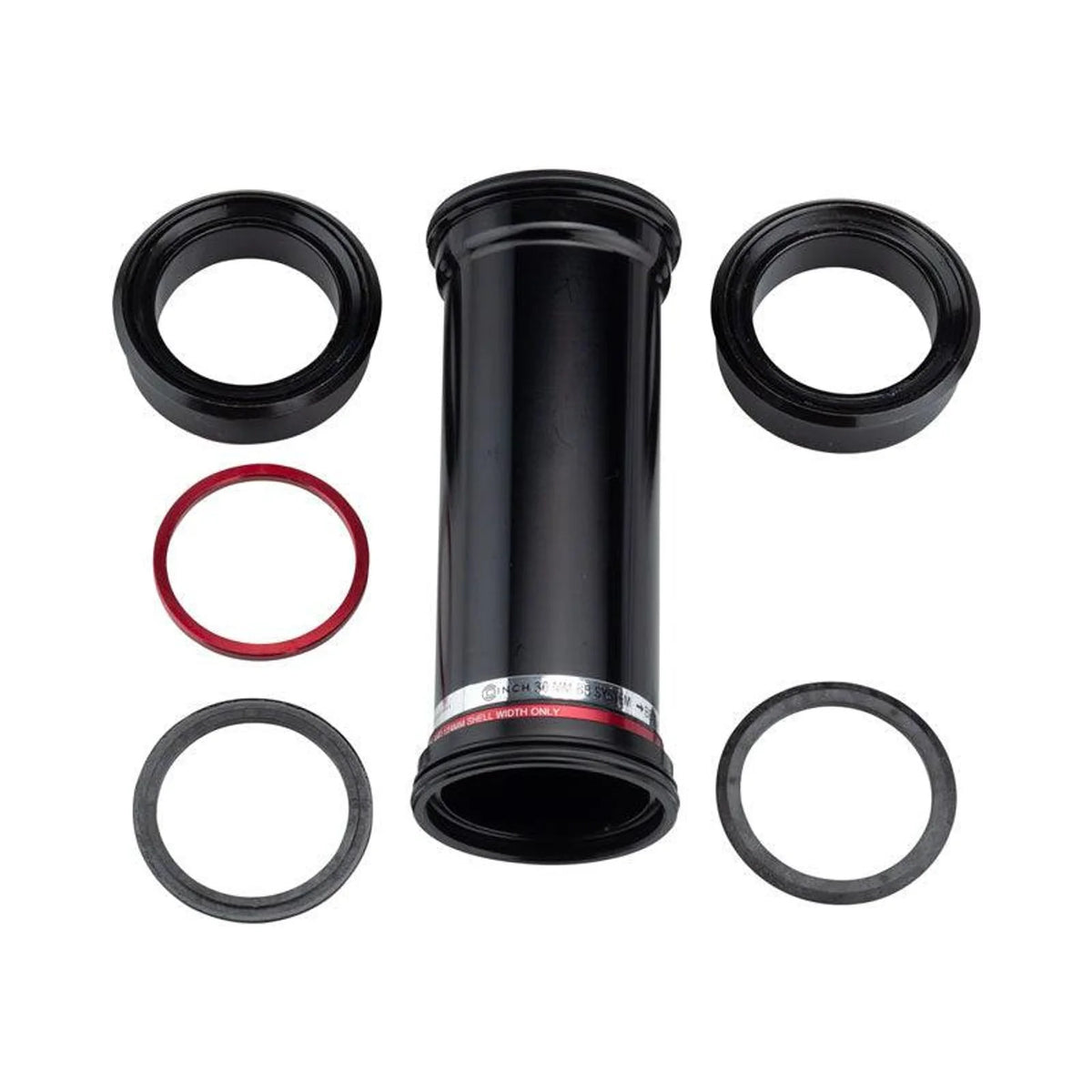 RaceFace CINCH BB124 Bottom Bracket: 41mm ID x 124mm Shell x 30mm Spindle, Double Row Bearing, External Seal – RaceFace CINCH BB124 Bottom Bracket: 41mm ID x 124mm Shell x 30mm Spindle, Double Row Bearing, External Seal (Bicycle Bottom (view 2 of 2)