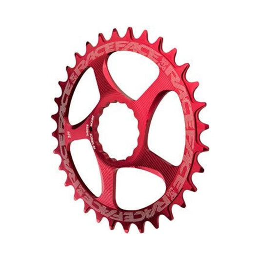 RaceFace Narrow Wide Chainring: Direct Mount CINCH, 36t, Red (Bicycle Chainrings) – studio product photo