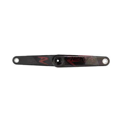 RaceFace Next R Crankset - 175mm, Direct Mount, 136mm RaceFace CINCH Spindle Interface, Red (Bicycle Cranks) – detail angle