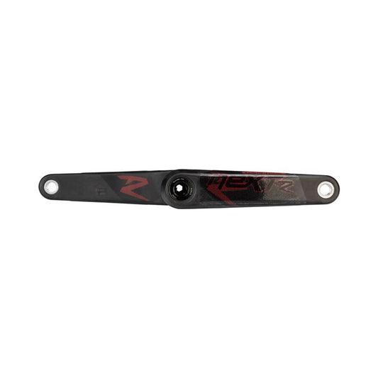 RaceFace Next R Crankset - 175mm, Direct Mount, 136mm RaceFace CINCH Spindle Interface, Red (Bicycle Cranks) – detail angle