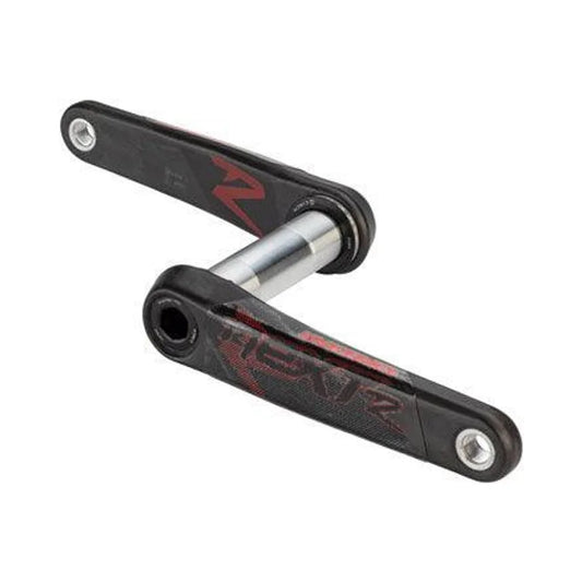 RaceFace Next R Crankset - 175mm, Direct Mount, 136mm RaceFace CINCH Spindle Interface, Red (Bicycle Cranks) – studio photo