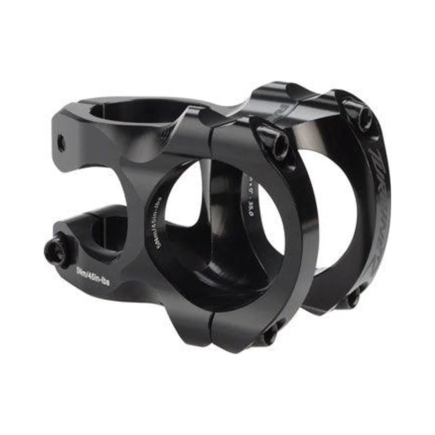 RaceFace Turbine R 35 Stem - 32mm, 35 Clamp, +/-0, 1 1/8", Aluminum, Black (Bicycle Stems) – studio product photo