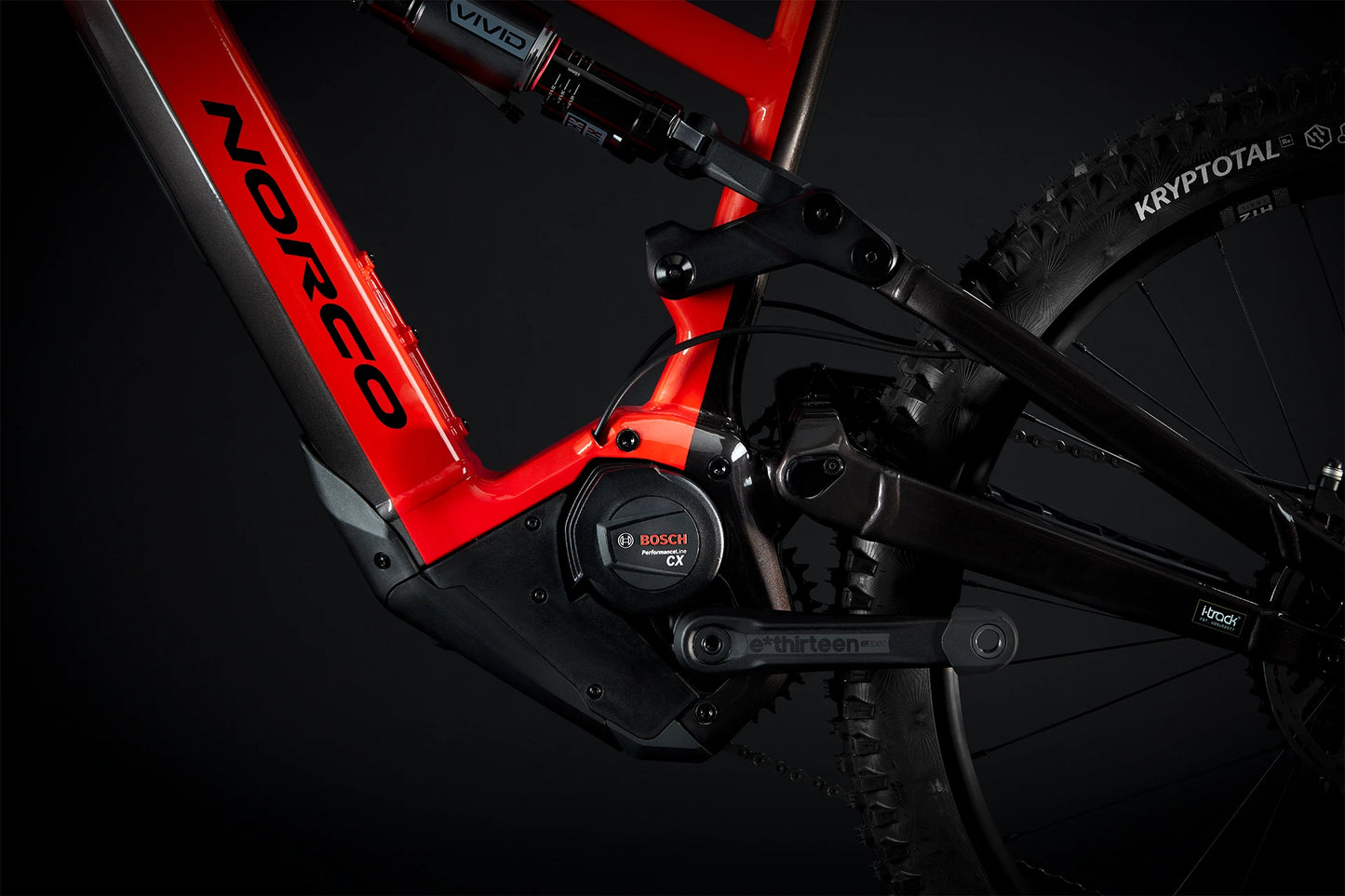 Norco Range VLT A1 - MX Red Electric Assist Mountain Bike