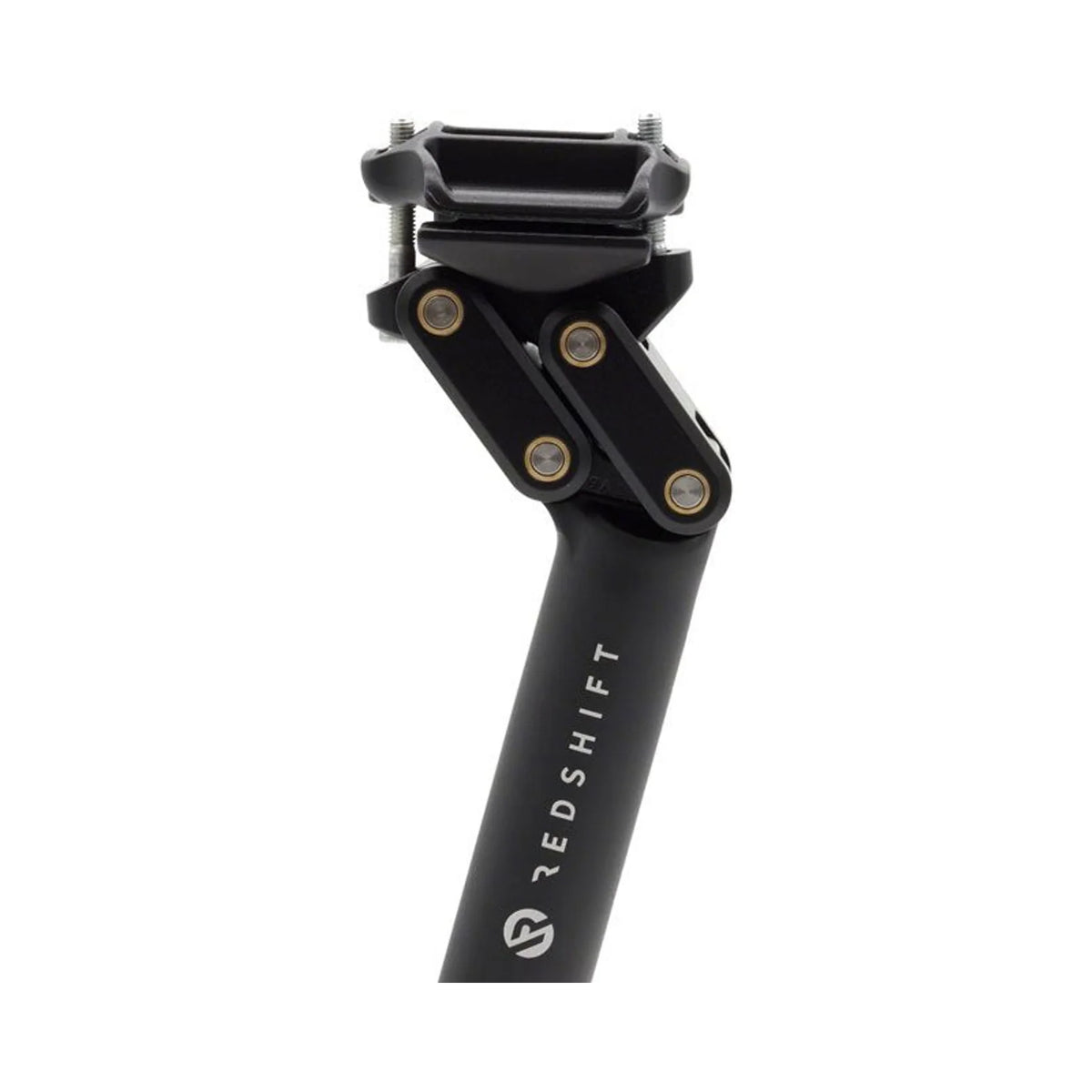 Redshift Dual-Position Seatpost: Aluminum 27.2x350 Black (Bicycle Seatposts) – studio photo