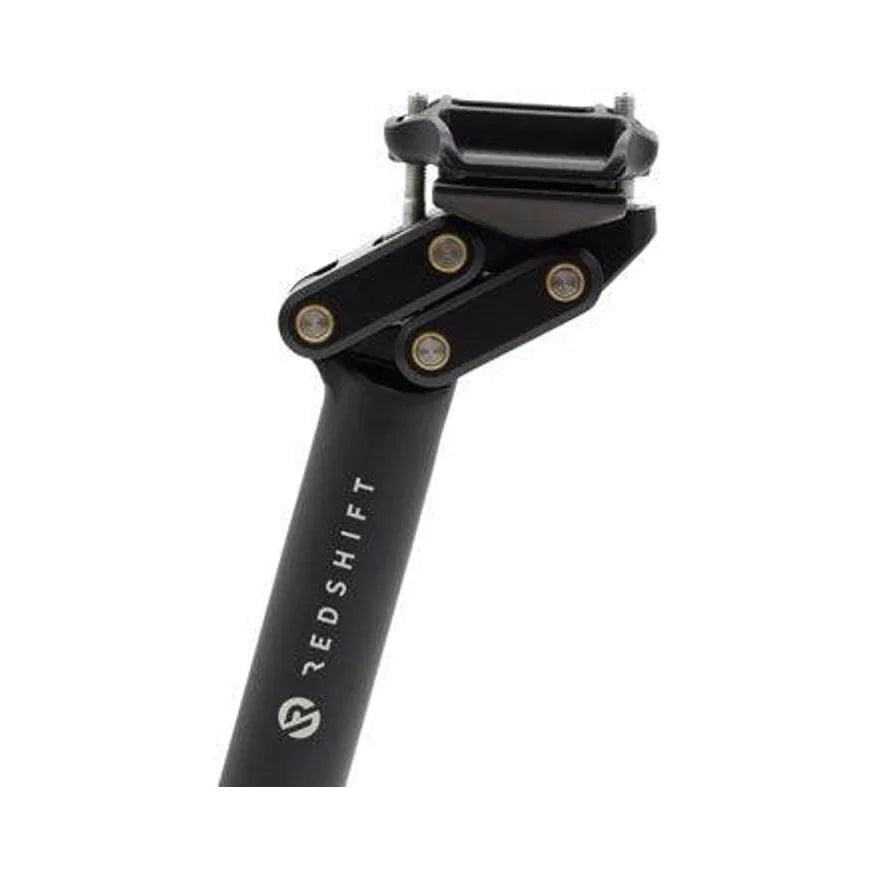 Redshift Dual-Position Seatpost: Aluminum 27.2x350 Black (Bicycle Seatposts) – showcase image