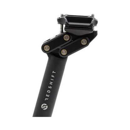 Redshift Dual-Position Seatpost: Aluminum 27.2x350 Black (Bicycle Seatposts) – showcase image