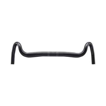 Ritchey Comp Beacon Drop Handlebar - 42cm, 31.8 clamp, Black (Bicycle Handlebars) – front profile
