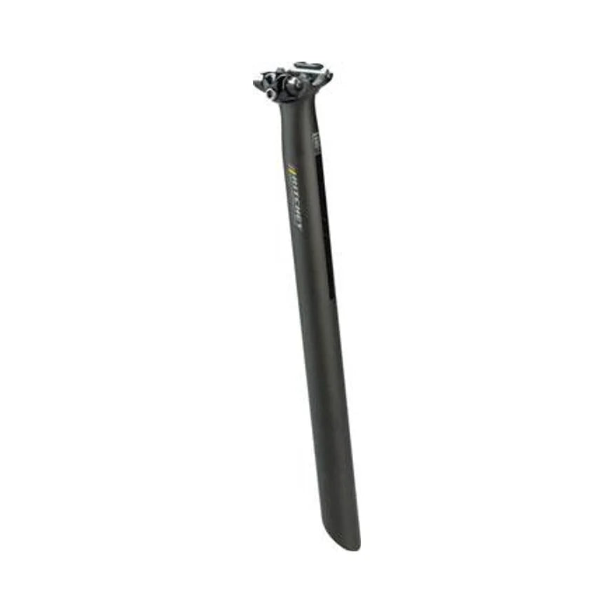 Ritchey WCS Carbon 1-Bolt Seatpost: 31.6, 400mm, 0 Offset, Black (Bicycle Seatposts) – studio product photo