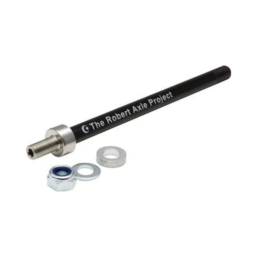 Robert Axle Project Kid Trailer 12mm Thru Axle, Length: 172 or178mm Thread: 1.5mm – studio product photo
