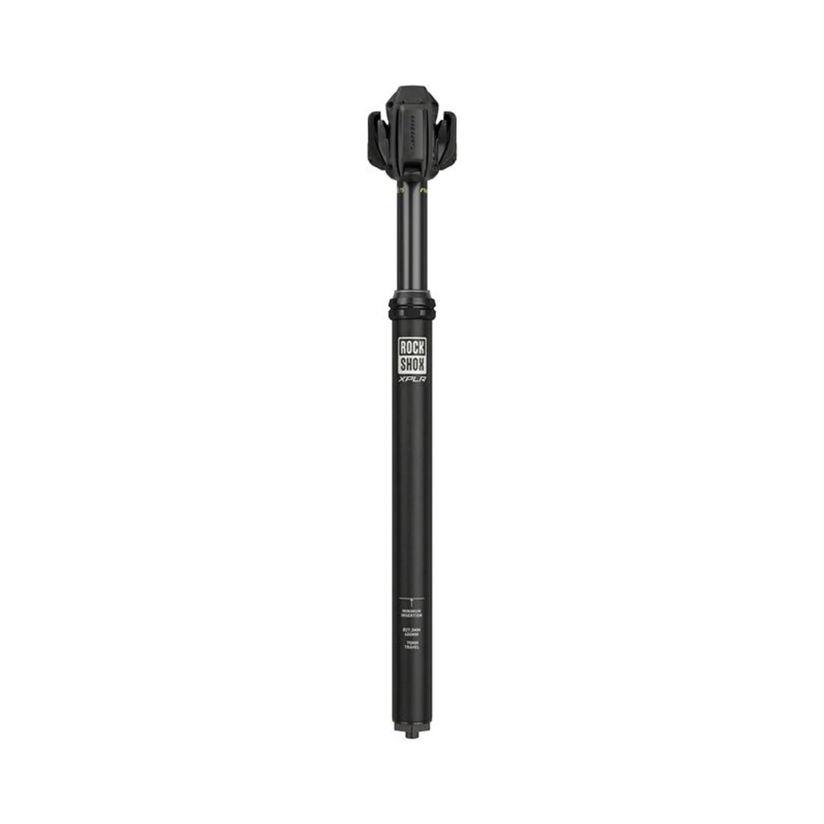 RockShox Reverb AXS XPLR Dropper Seatpost - 27.2mm, 75mm, 400, Black, A1 (Bicycle Seatposts) – close-up detail