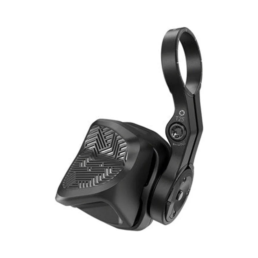 Rockshox SRAM AXS POD Controller Rocker Paddle - Reverb, Left, Black, D1 (Dropper Seatpost Part) – studio product photo