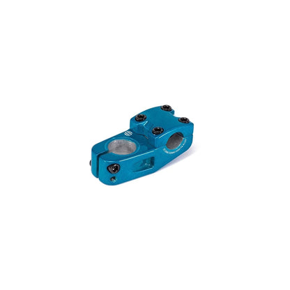 Salt, Pro Toploader, Stem, Diameter: 22.2mm, Length: 50mm, Steerer: 1-1/8'', Blue (Bicycle Stems) – detail angle