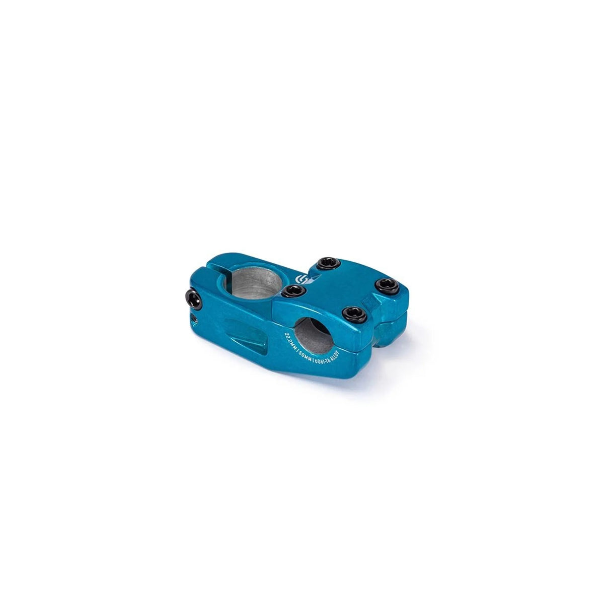 Salt, Pro Toploader, Stem, Diameter: 22.2mm, Length: 50mm, Steerer: 1-1/8'', Blue (Bicycle Stems) – studio photo