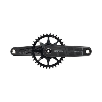 Samox Silver DH-1 Crankset - 155mm, 3-Bolt Direct Mount 34t Chainring, 28.99mm (DUB Type) Spindle, Black – Samox Silver DH-1 Crankset - 155mm, 3-Bolt Direct Mount 34t Chainring, 28.99mm (DUB Type) Spindle, Black (Bicycle Cranks) (view 3 of 4)