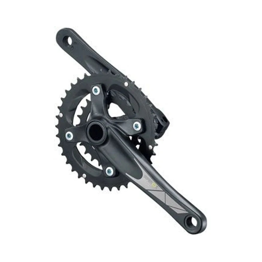 Samox TAF26 Crankset - 175mm, 9-Speed, 36/22t, 104/64 BCD, 24mm CrMo Crank Spindle, Black (Bicycle Cranks) – studio product