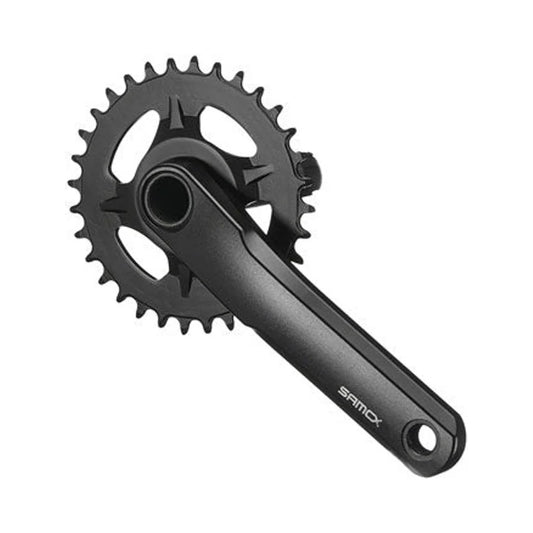 Samox TAM38J Crankset - 135mm, 11-Speed, 30t, Direct Mount Samox, 24mm CrMo Crank Spindle, Black (Bicycle Cranks) – studio